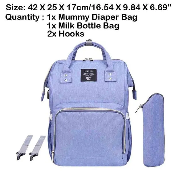 Sidiou Group Maternity Waterproof Nappy Handbag USB Port Travel Mummy Nursing Backpacks