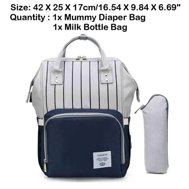 Sidiou Group Maternity Waterproof Nappy Handbag USB Port Travel Mummy Nursing Backpacks