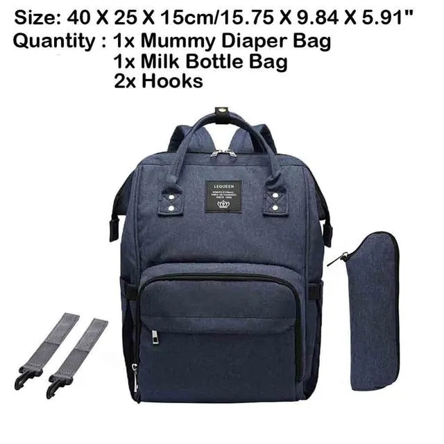 Sidiou Group Maternity Waterproof Nappy Handbag USB Port Travel Mummy Nursing Backpacks