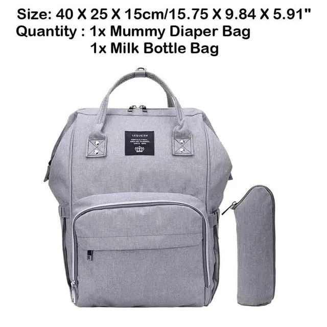 Sidiou Group Maternity Waterproof Nappy Handbag USB Port Travel Mummy Nursing Backpacks