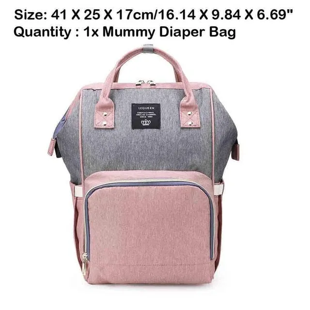 Sidiou Group Maternity Waterproof Nappy Handbag USB Port Travel Mummy Nursing Backpacks