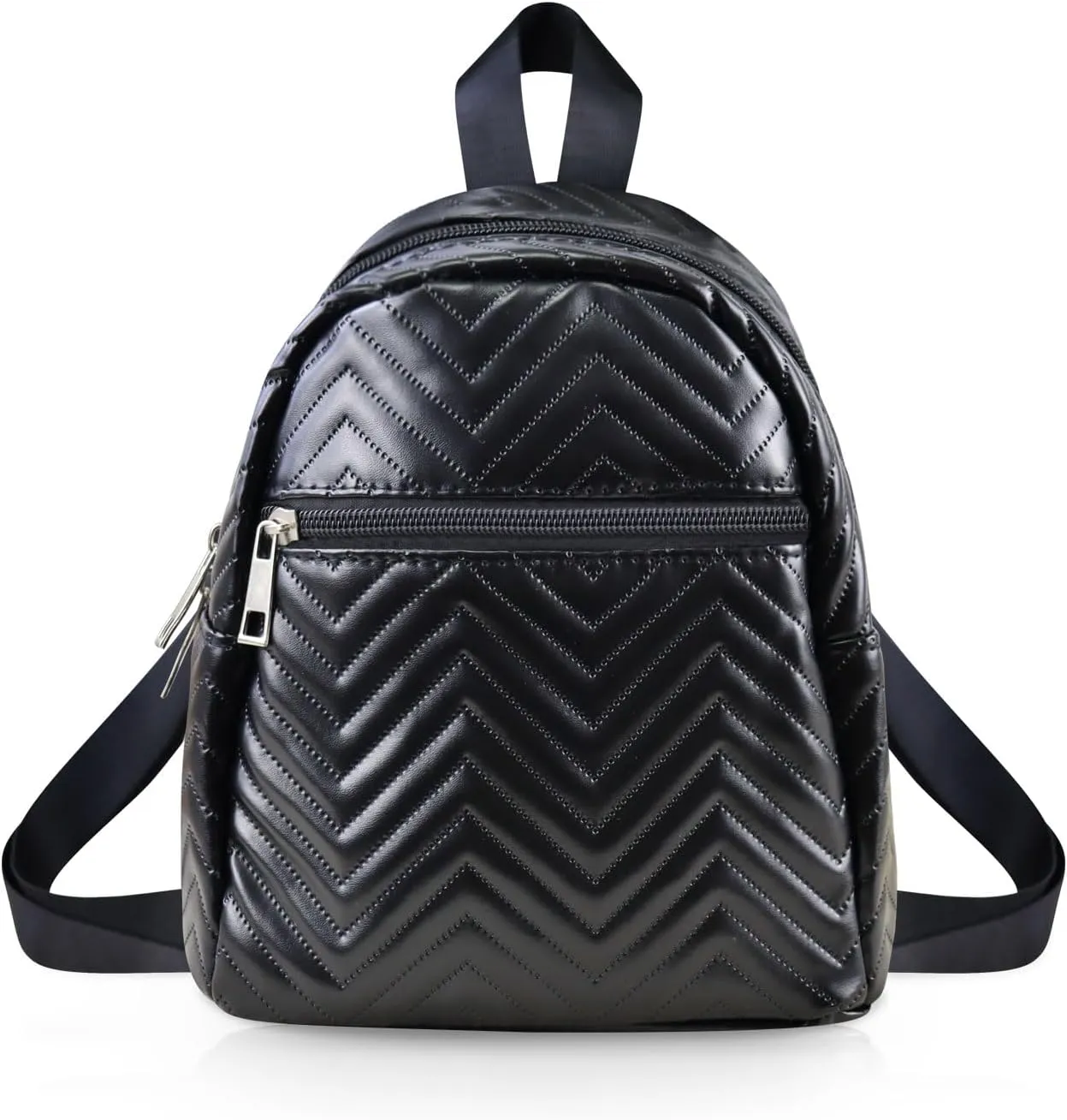 Small Backpacks, PU Leather Mini Backpack Small Backpack for Women and Girls, Ladies Backpack Small Backpack Purse (black)