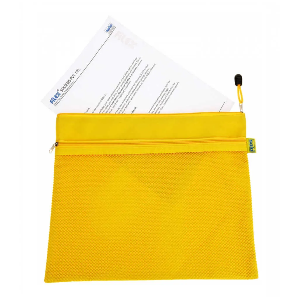 Solo Multi Function Bag With Two Pockets Yellow A4 MFA42