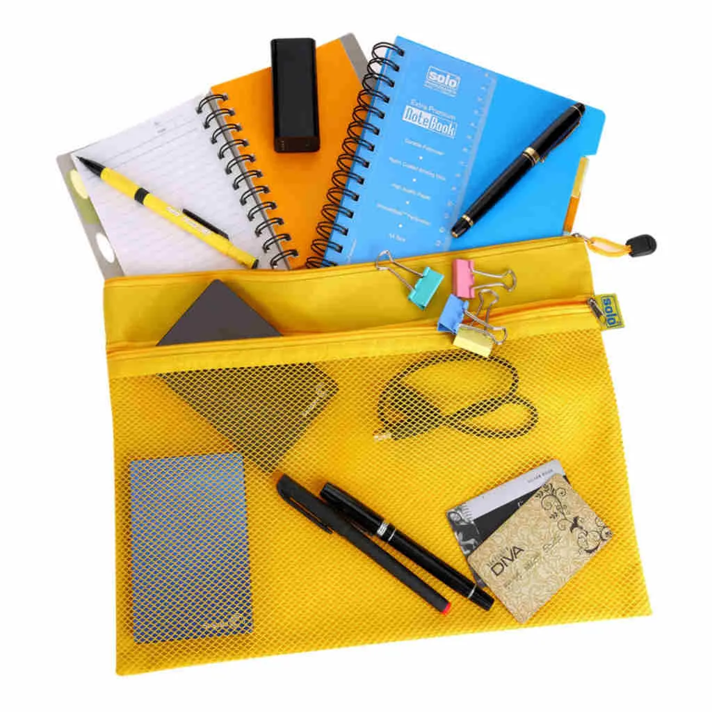 Solo Multi Function Bag With Two Pockets Yellow A4 MFA42