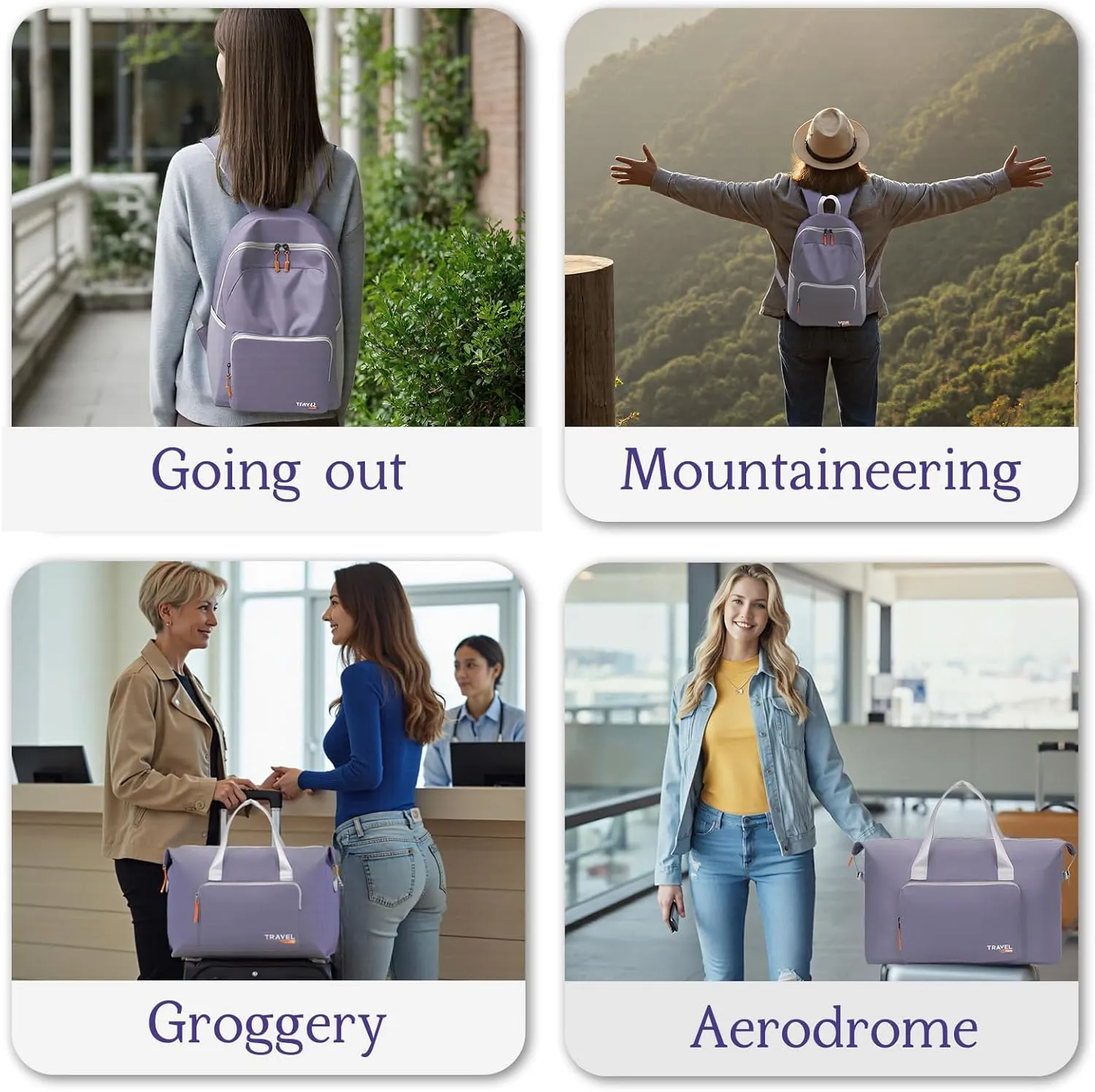 SWLIFL Foldable Hiking Backpack Small Lightweight Packable Backpack