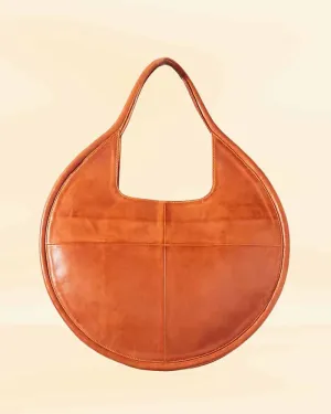 The Pricy Circle Leather Tote Bag