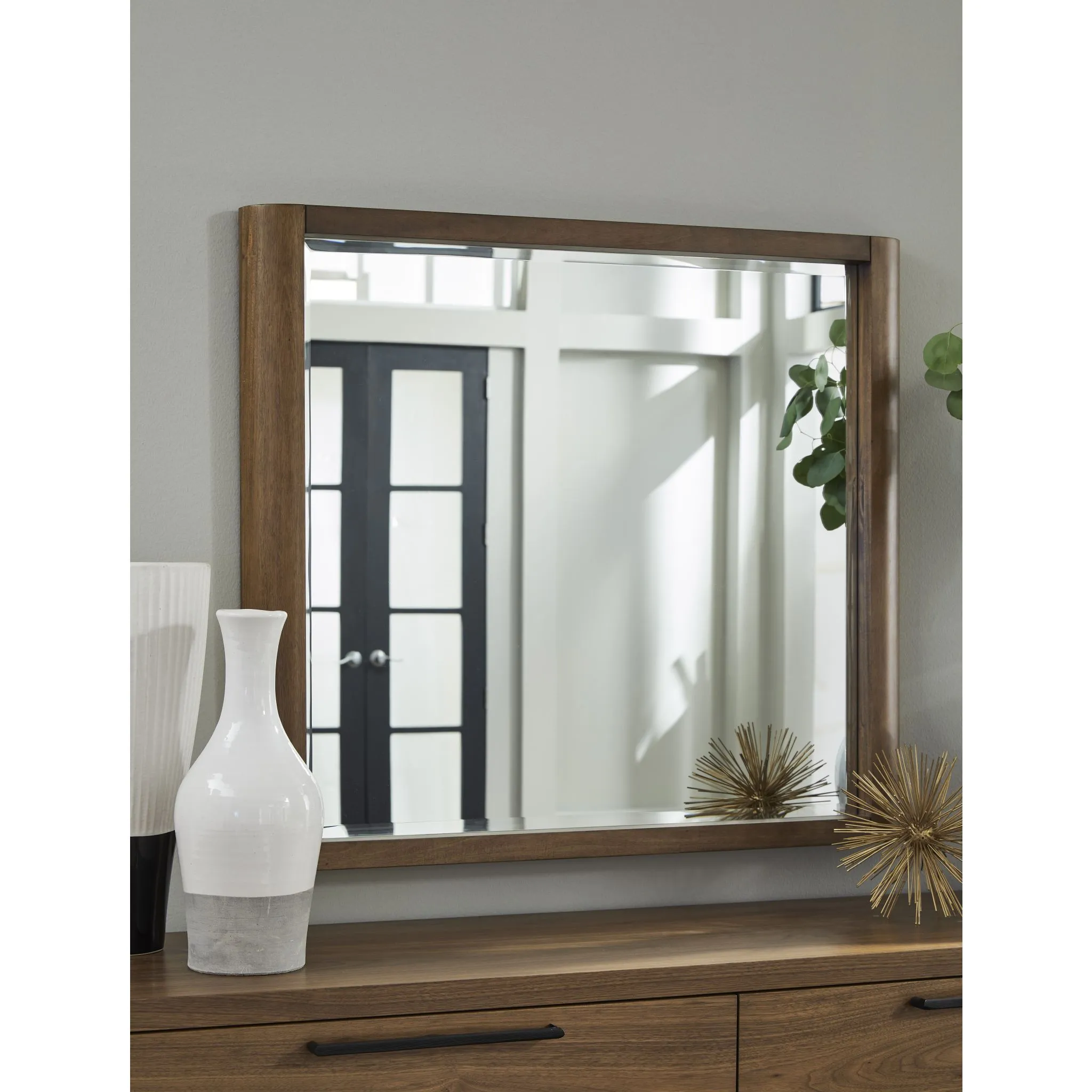Totes Mirror - English Walnut