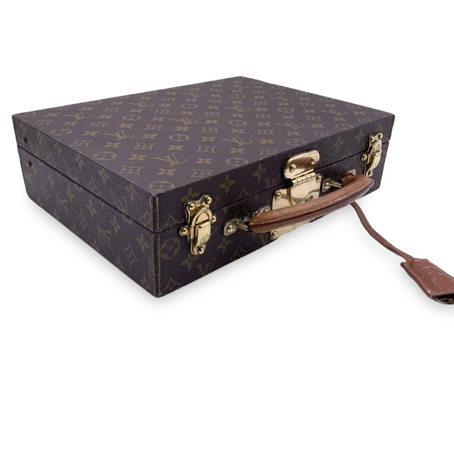 Trendy Inspired Louis Vuitton Monogram Canvas Boite Bijoux Jewelry Case Travel Bag