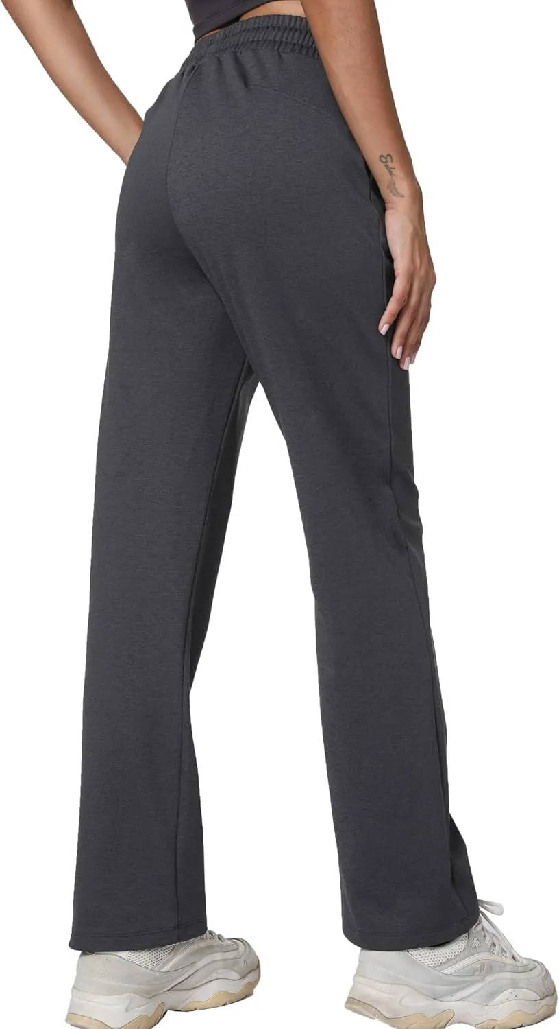 Women's Workout Joggers with Pockets-Quick Dry Athletic Lounge Pants for Hiking Yoga and Running