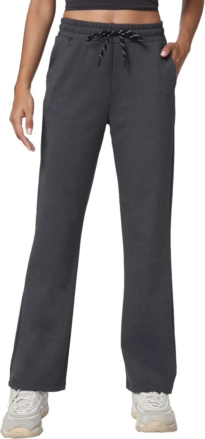 Women's Workout Joggers with Pockets-Quick Dry Athletic Lounge Pants for Hiking Yoga and Running