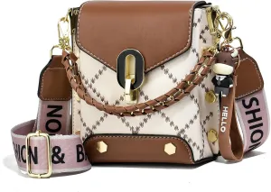 Xiaoyu Small Crossbody Bags for Women Fashion Cell Phone Purse Shoulder Handbags with Wide Strap